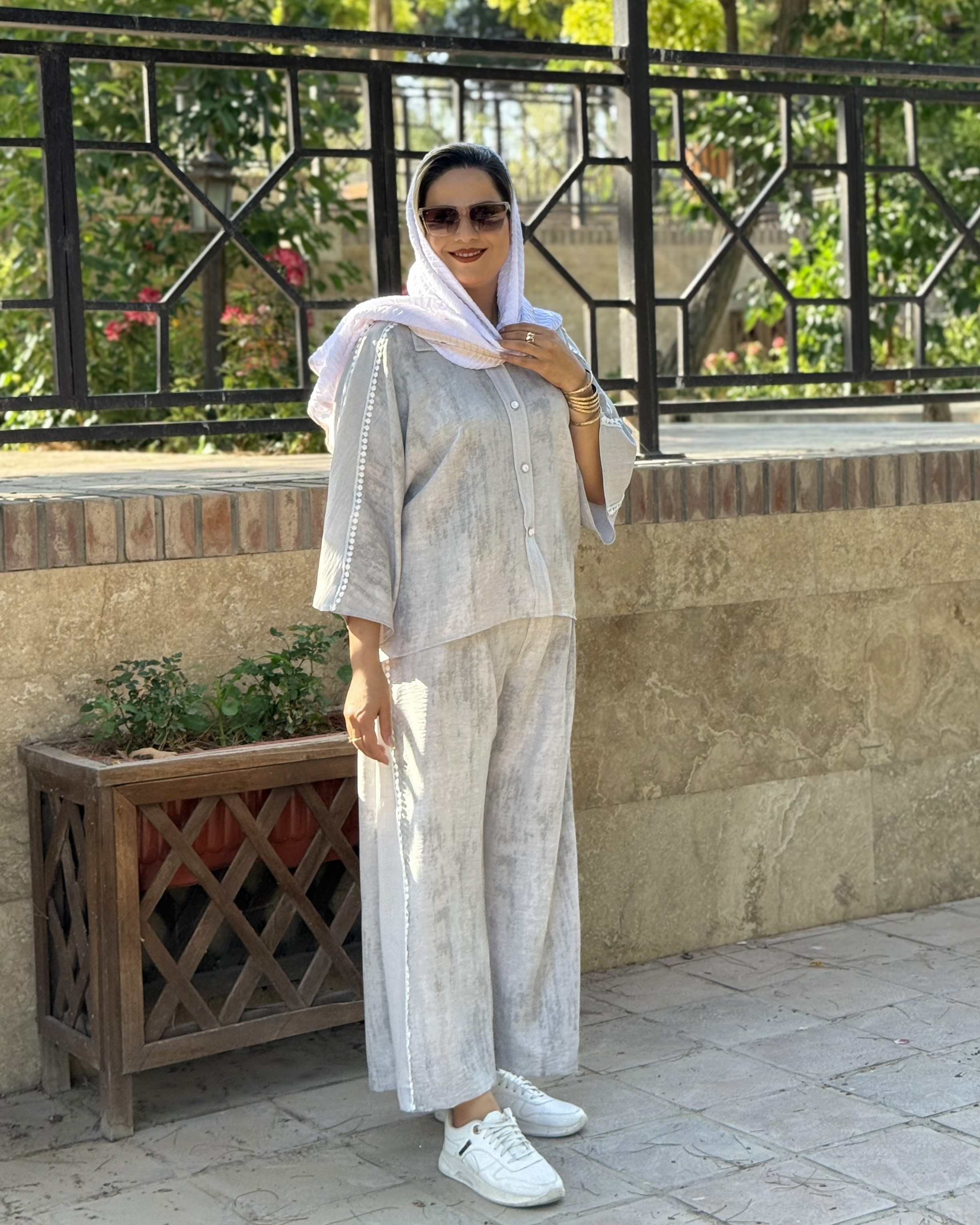 شومیز شلوار گازوئیلی مزون نازلی